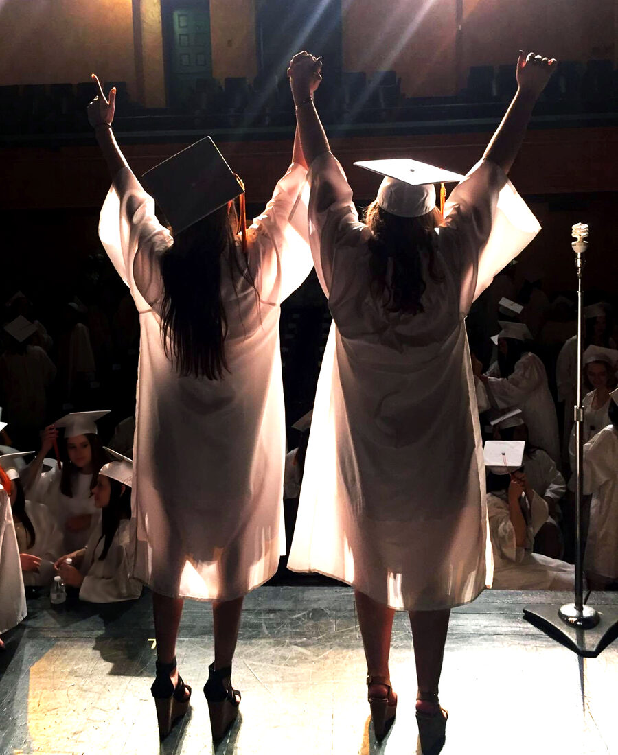Manati graduates celebrating their success